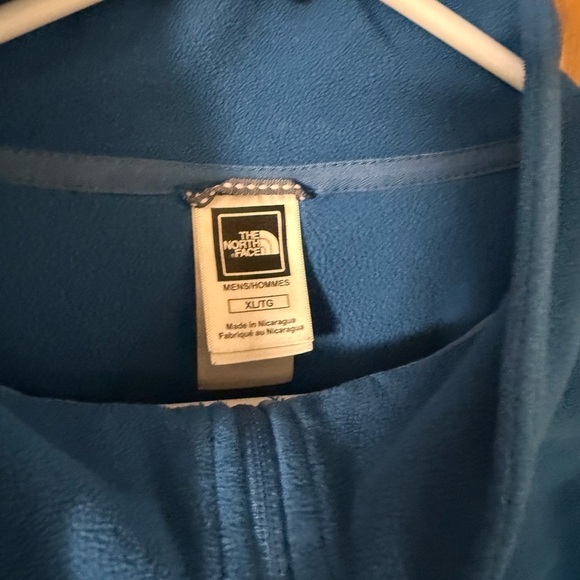 Men’s North Face 1/4 Zip Pullover Fleece. XL Blue. - Picture 6 of 6